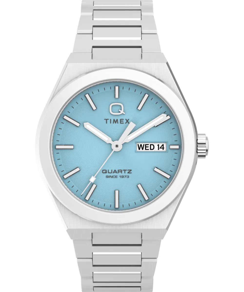 ساعة تايمكس كيو تايمكس كونتيننتال دياند ديت 39mm ستانلس ستيل - TW2Y35200