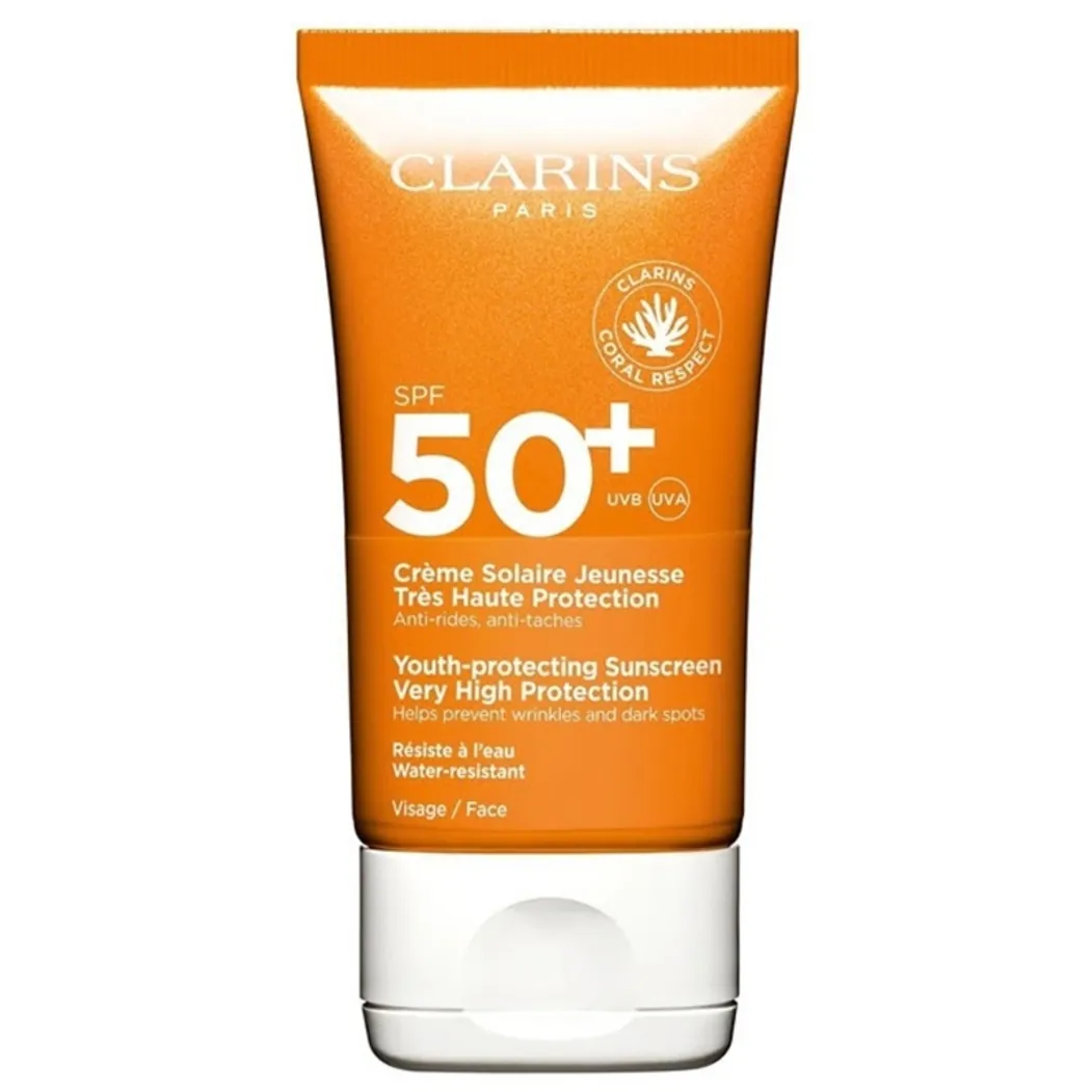 كريم كلارينس واقي للوجه من الشمس SPF50