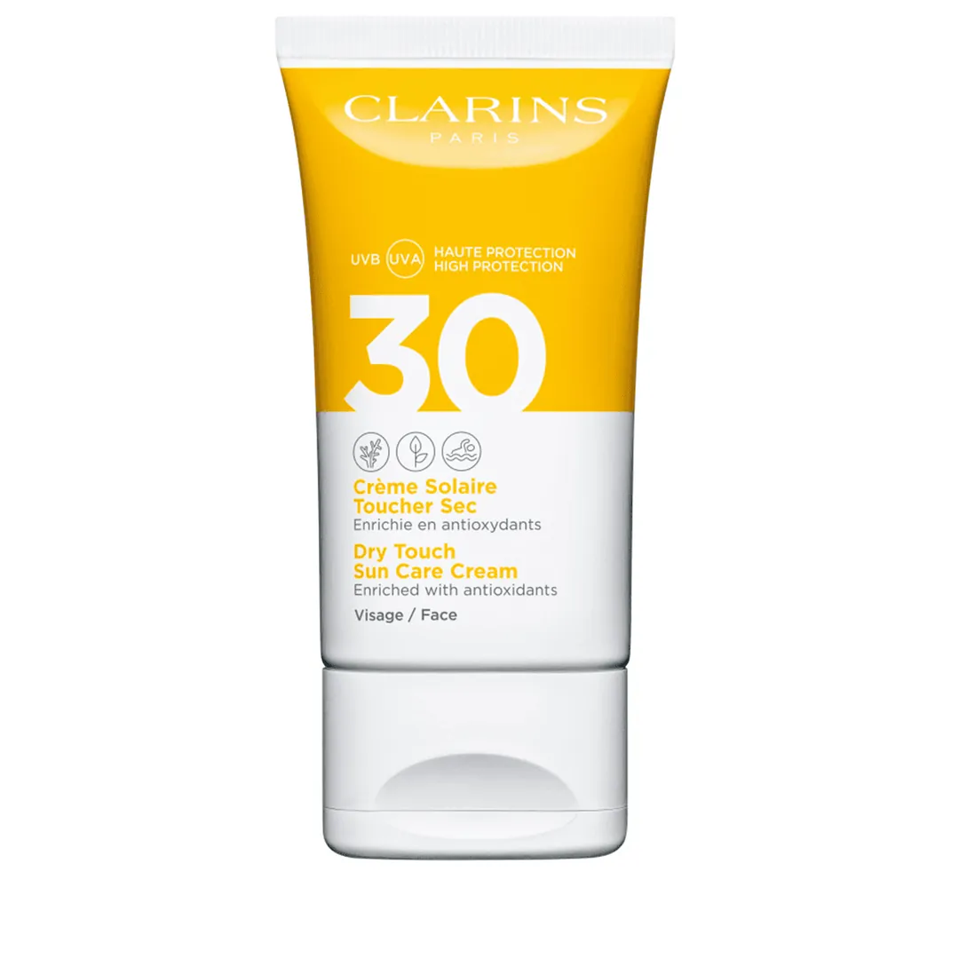 كلارينس دراي تاتش كريم واقي للشمس للوجه SPF30