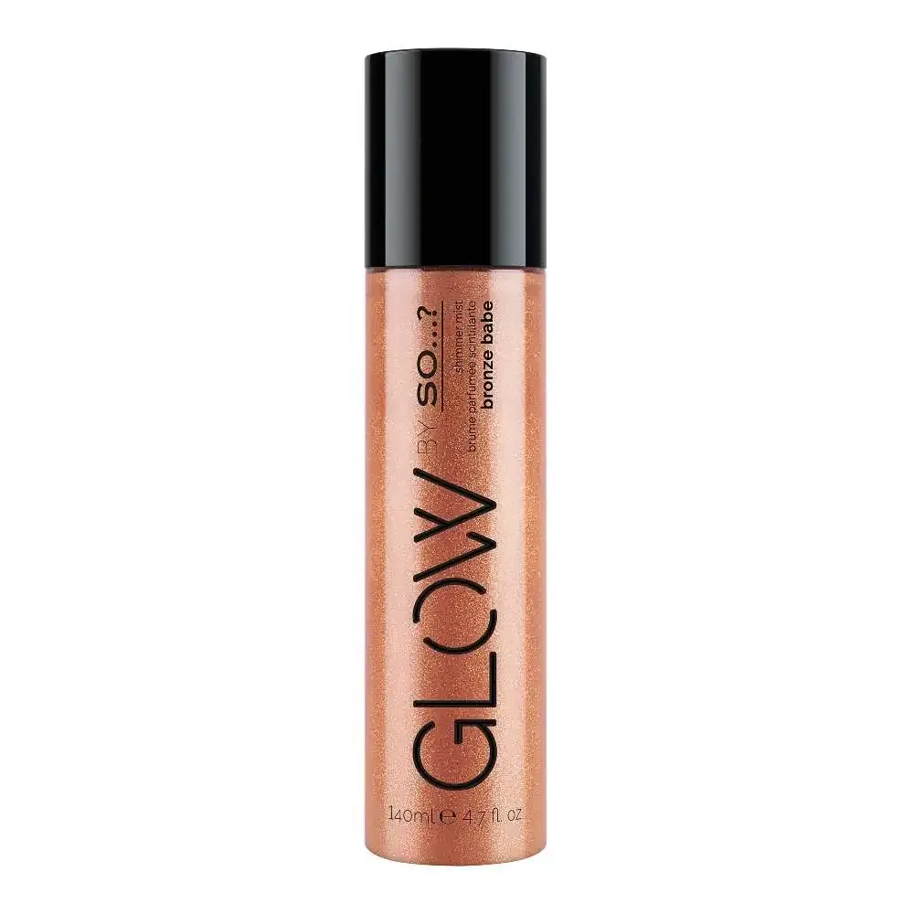 Glow by So...? بخاخ جسم لامع Bronze Babe Shimmer Mist 140مل