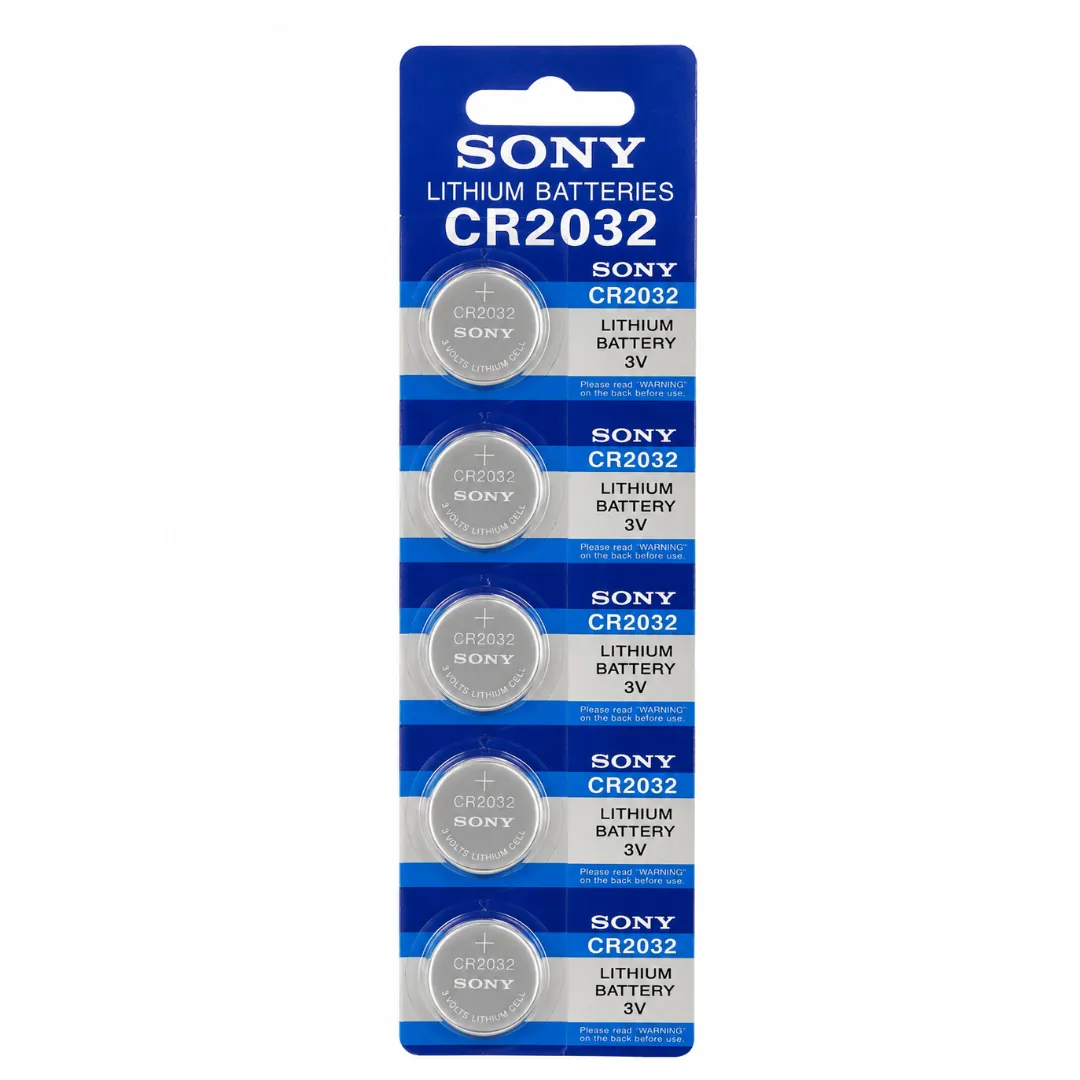 Sony CR2032 3V Lithium Battery – 5 Pack