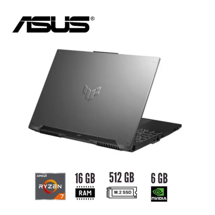 لابتوب ASUS TUF A607N | Ryzen 7-7445HS | 16GB RAM | 512GB SSD | RTX 4050 6GB | 16”