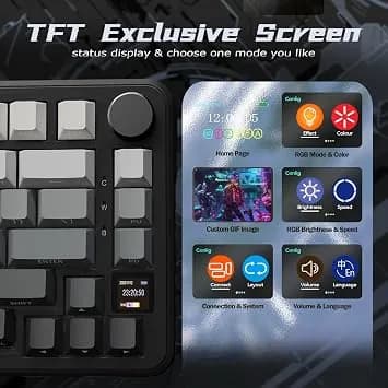 ATTACK SHARK KEYBOARD X85 PRO BLACK — 5