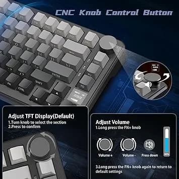 ATTACK SHARK KEYBOARD X85 PRO BLACK — 2