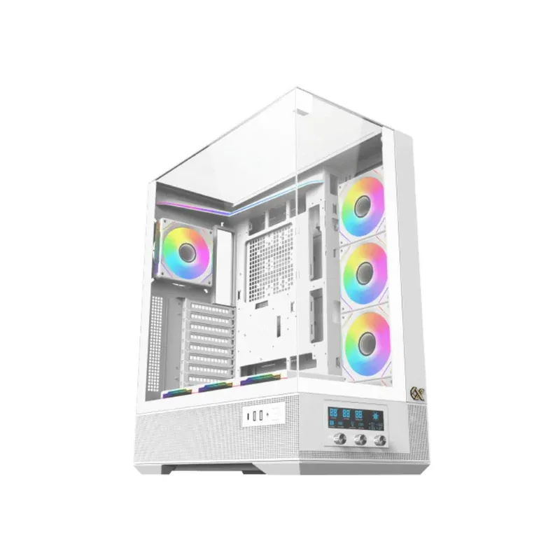 XIGMATEK VISION PRO ARCTIC – E-ATX Mid-Tower PC Case – White