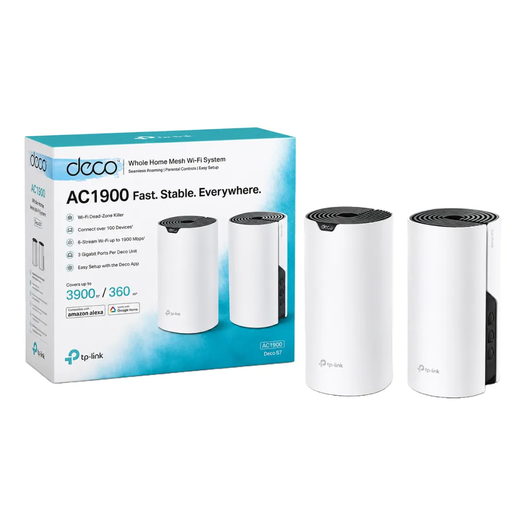 TP-Link Deco S7 AC1900 Whole Home Mesh Wi-Fi System (2-Pack)