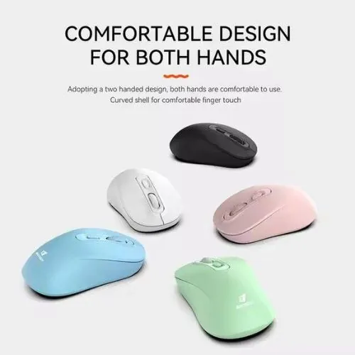 Jertech SM-01 Wireless Mouse (Black) — 2