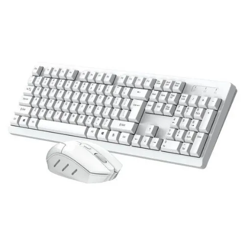 Stinger SKM-200 2.4G AR/EN Keyboard & Mouse 104 Keys (White)