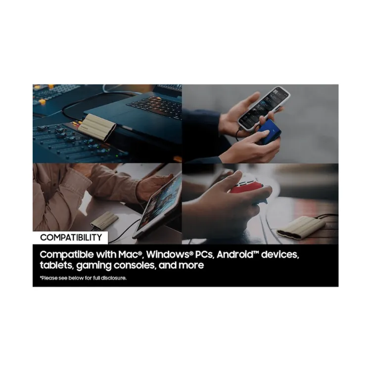 Samsung T7 Shield | 2TB | 1050/1000MB/s | USB 3.2 Gen 2 | Portable SSD — 5