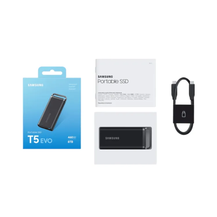 Samsung T5 EVO | 2TB | USB 3.2 | 540MB/s Read | Portable SSD — 7