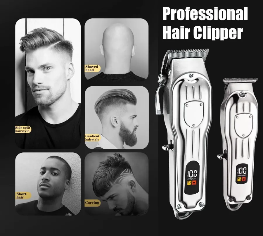 ماكينة حلاقة شعر احترافية قابلة للشحن – Hiena HYN-238 / YX-808 Professional Electric Hair Clipper – Hiena HYN-238 / YX-808 — 2