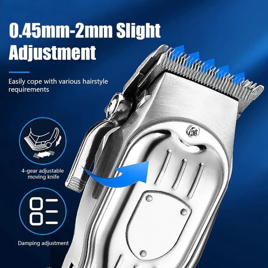 ماكينة حلاقة شعر احترافية قابلة للشحن – Hiena HYN-238 / YX-808 Professional Electric Hair Clipper – Hiena HYN-238 / YX-808 — 3