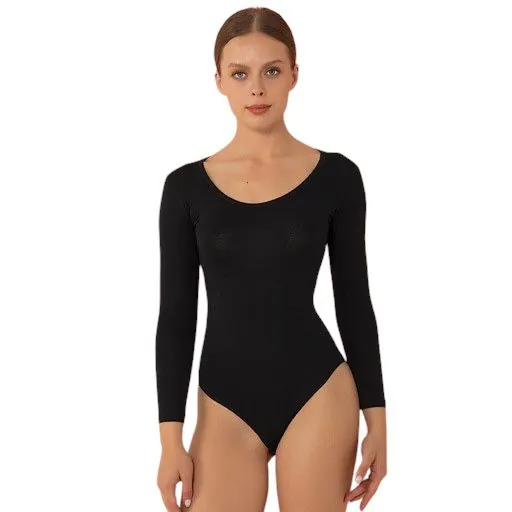 بدي سوت نسائي Womens Long Sleeve Body Suit
