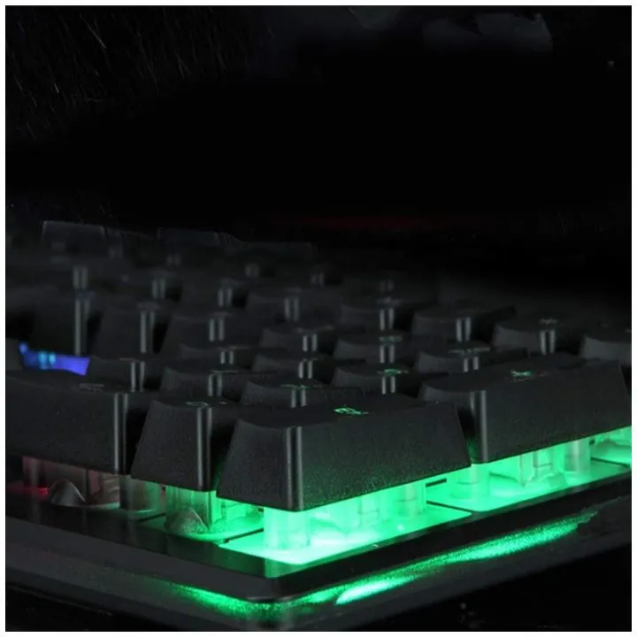 طقم كيبورد وماوس ألعاب R8 موديل 1910 بإضاءة LED R8 1910 Gaming Keyboard and Mouse Kit — 3
