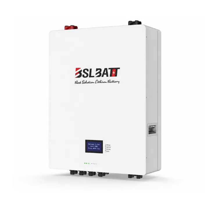 بطارية ليثيوم BSLBATT B-LFP48-300PW | 51.2V | 15.36kWh | LiFePO4 | بطارية جدارية للطاقة الشمسية