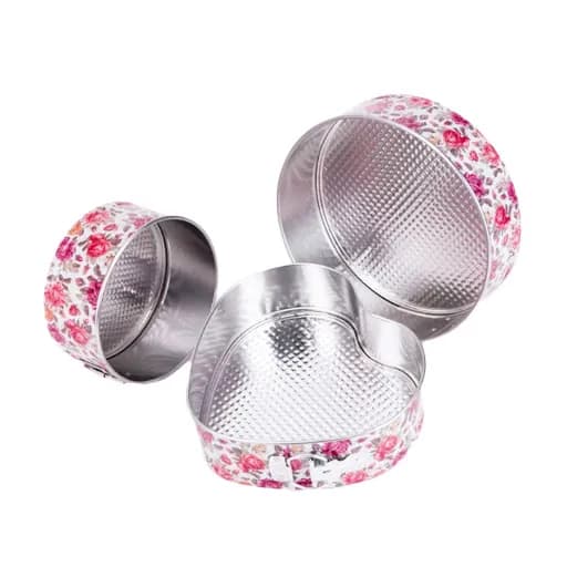 سيت قوالب كيك 3 قطع Different Shapes Flan & Cake Deep Mold Set 3 Pcs