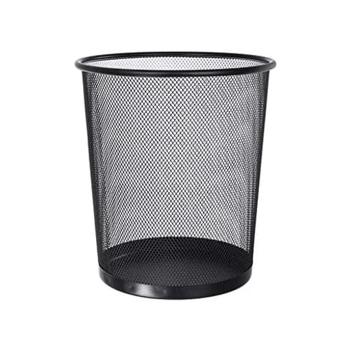 Metal Basket Recycling Bin سلة مهملات