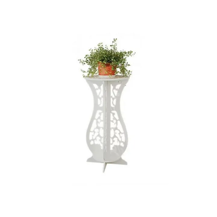 طاولة ديكور بيضاء بتصميم زخرفي عصري Modern White Decorative Table