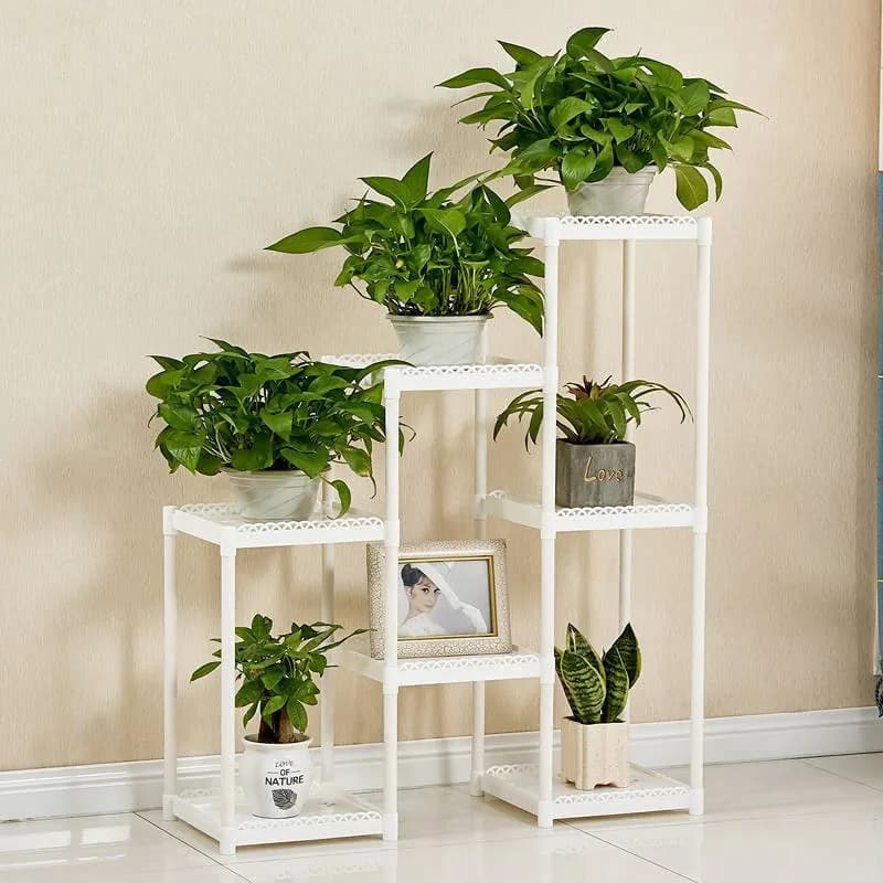 رف نباتات بلاستيكي متعدد الطبقات Plastic Multi-Layer Plant Shelf — 2