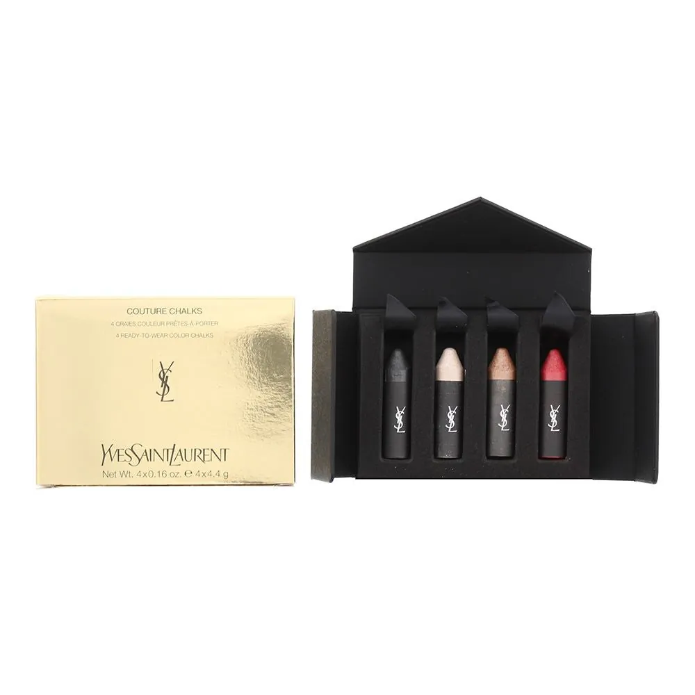 Yves Saint Laurent Couture Chalks - طقم 4 قطع أقلام ألوان متعددة الاستخدام