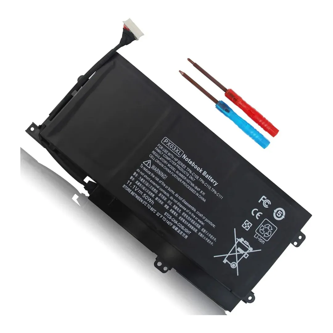 HP PX03XL 11.1V 50Wh 3-Cell Battery for ENVY TouchSmart 14-K / M6-K Series