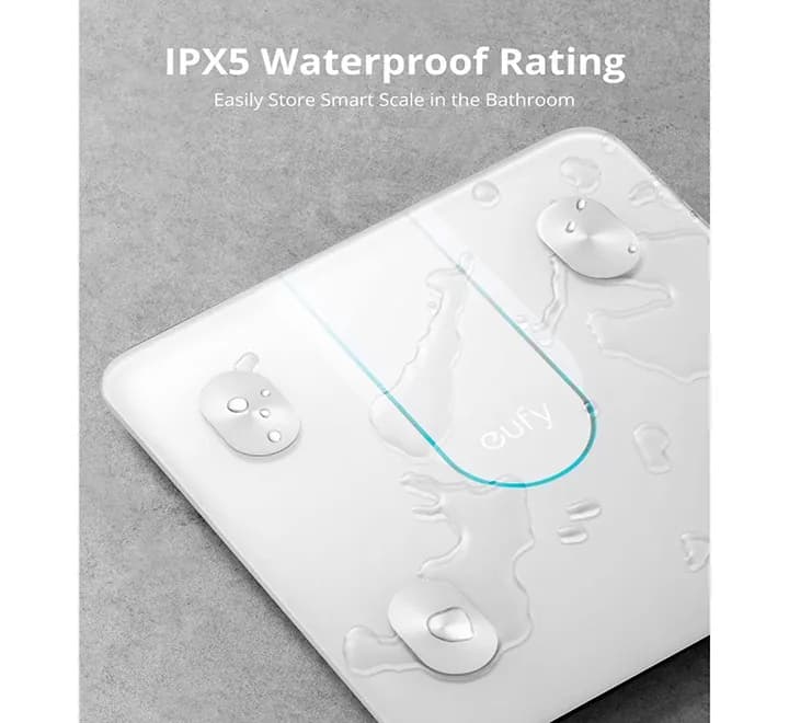 ميزان ذكي Anker Eufy Smart Scale P2 لقياس الوزن ومكونات الجسم - أبيض