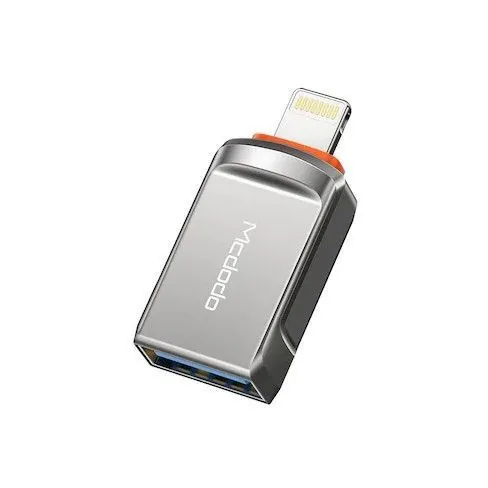 كابل مكدودو USB-A إلى لايتننج 3.1 - رمادي