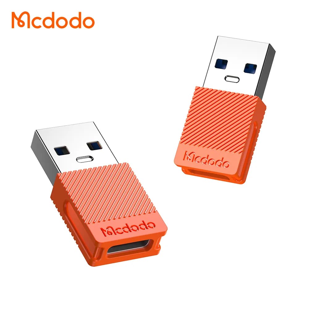 كابل Mcdodo من Type-C إلى USB-A لون برتقالي