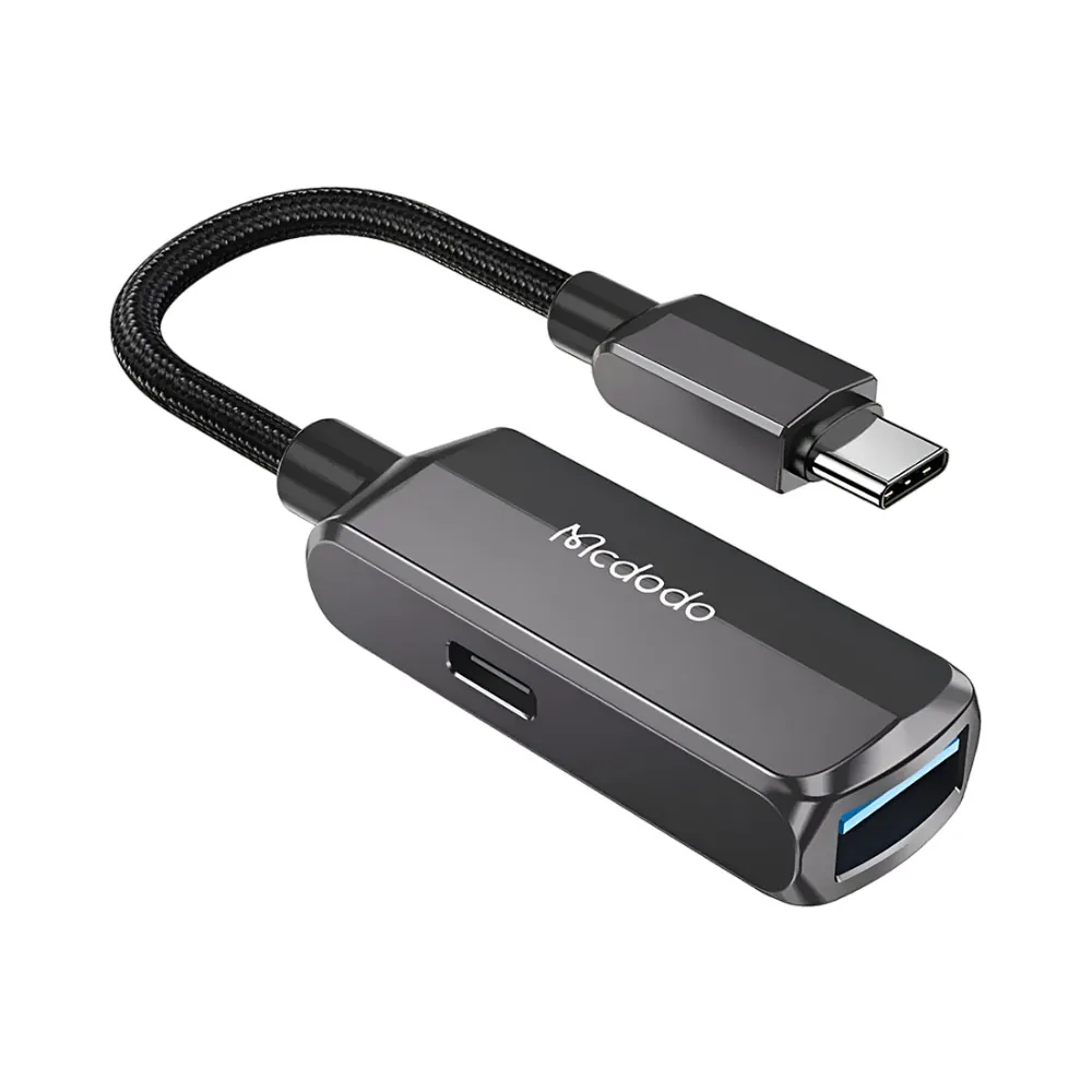 مبدل Mcdodo OTG 2 في 1 USB-C إلى USB-C وUSB-A 3.0