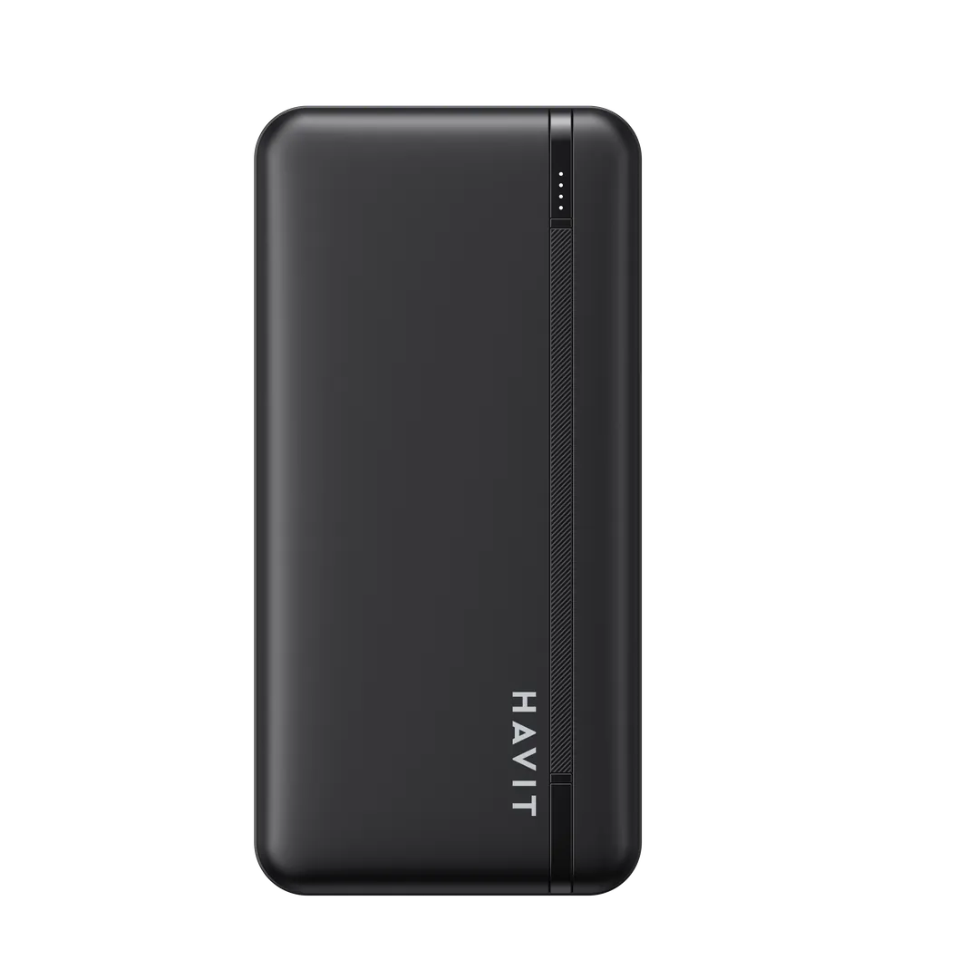 شاحن طوارئ Havit PB5201 لاسلكي 10000 مللي أمبير 20 واط - أسود