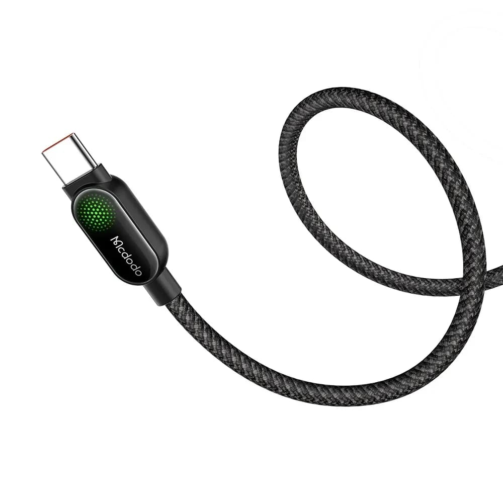 كيبل شحن Mcdodo USB-C إلى USB-C بقدرة 100 واط بطول 1.2 متر مع إضاءة أمبيانت