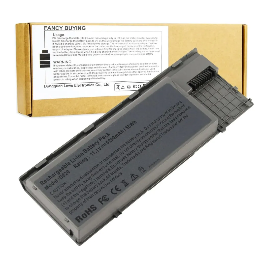 Dell Latitude D620 / D630 / D630c / D631 11.1V 58Wh Laptop Battery