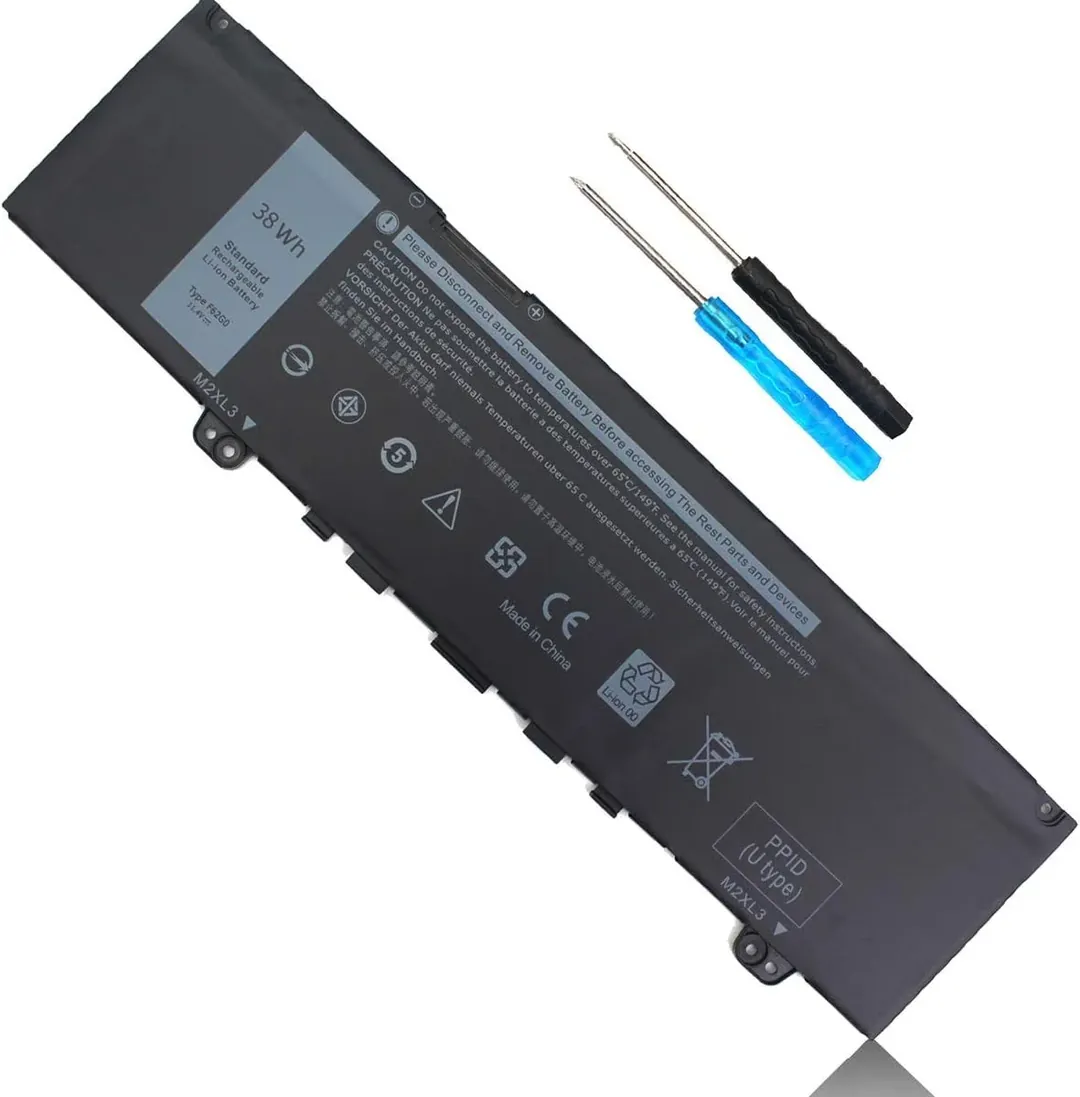 Dell F62G0 11.4V 38Wh 3166mAh Laptop Battery for Inspiron 13 5370 / 7370 / 7373 / 7380 / 7386