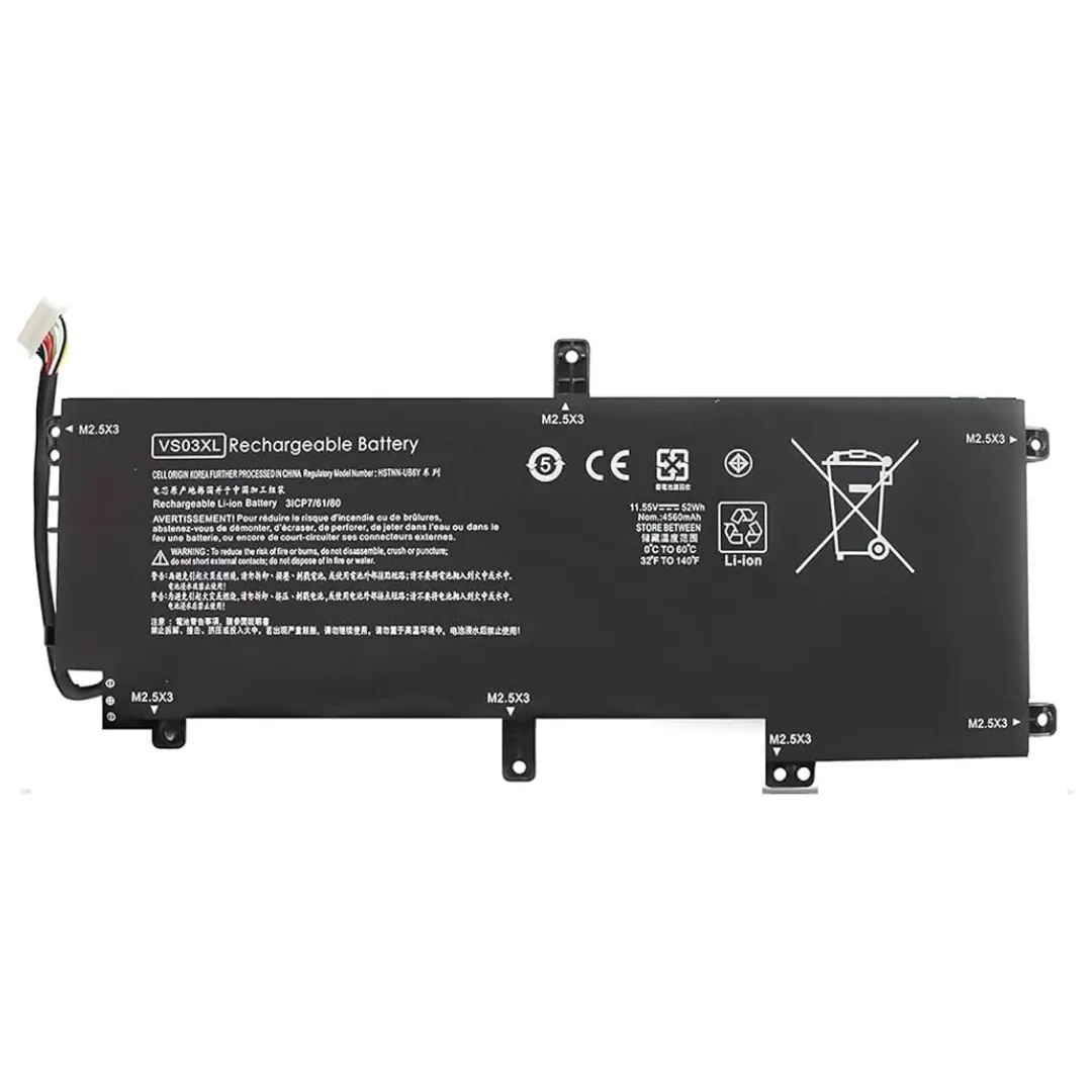 HP VS03XL 11.55V 52Wh 4560mAh Laptop Battery for Envy 15-AS000 / 15-AS100 Series