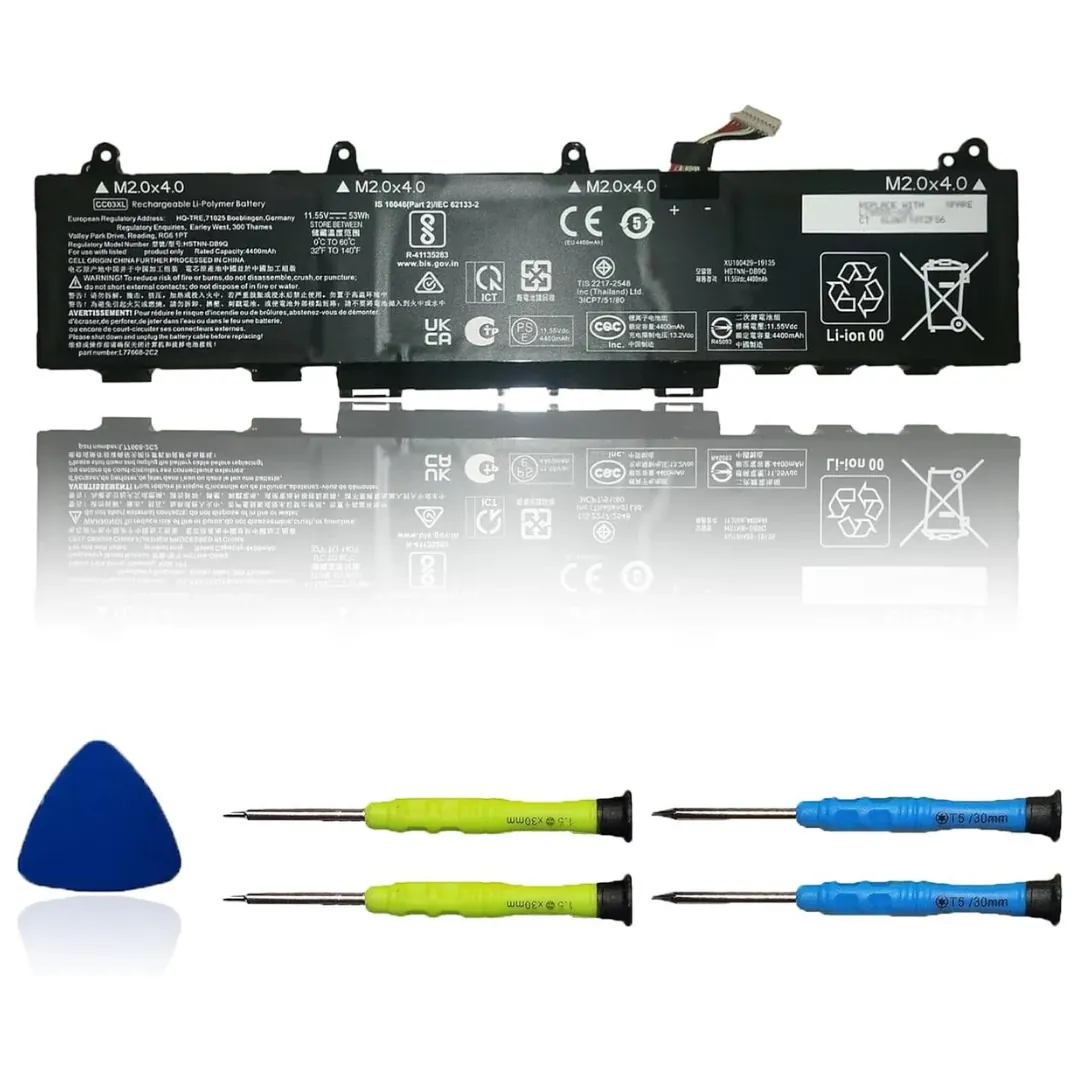 HP CC03XL Type-A 11.55V 53Wh Laptop Battery for EliteBook 830 / 835 / 840 / 845 G7 G8