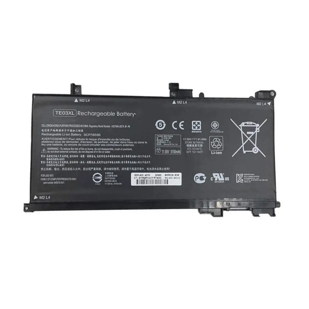 HP TE03XL 11.55V 61.6Wh Laptop Battery for OMEN 15-AX / Pavilion 15-BC Series