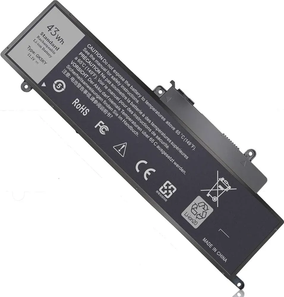 Dell GK5KY 11.1V 43Wh Laptop Battery for Inspiron 11 3147 / 3148 / 3152 / 3153 / 3157 / 3158, Inspiron 13 7347 / 7348 / 7352 / 7353 / 7359 & Inspiron 15 7558 / 7568