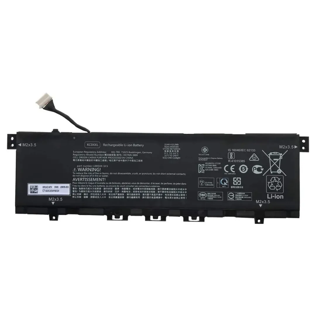 HP KC04XL 15.4V 53.2Wh 3454mAh Laptop Battery for Envy x360 13-AG / 13-AR & Envy 13-AH / 13-AQ