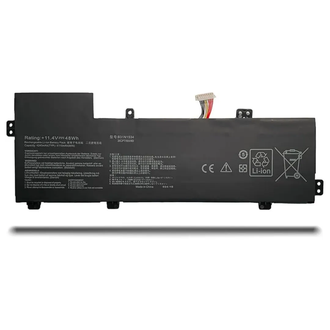 ASUS B31N1534 11.4V 48Wh 4240mAh Laptop Battery for ZenBook U5000 / UX510UW / UX510UX