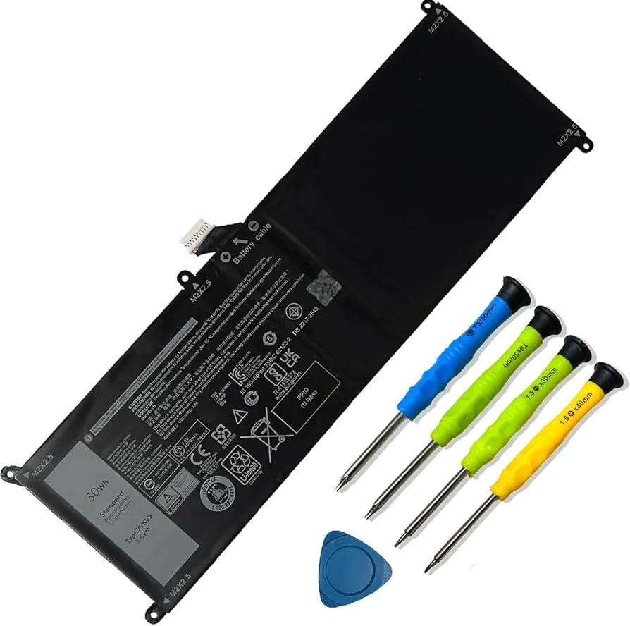 Dell 7VKV9 7.6V 30Wh Laptop Battery for XPS 12 9250 & Latitude 12 7275