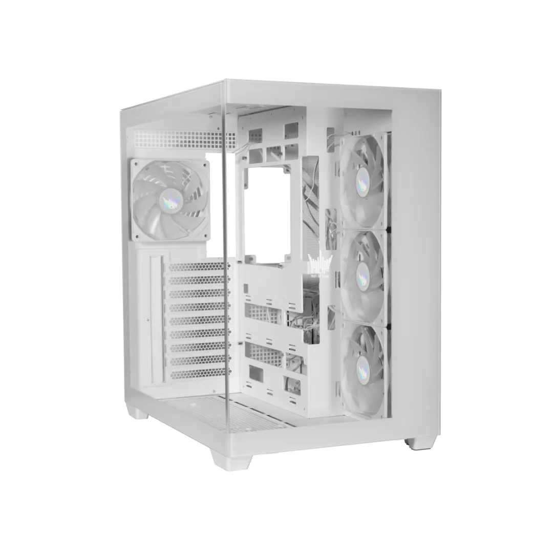 GALAX Hall of Fame HOF ALLSYNQ Mid-Tower ATX Gaming Case – 4 ARGB Fans – White