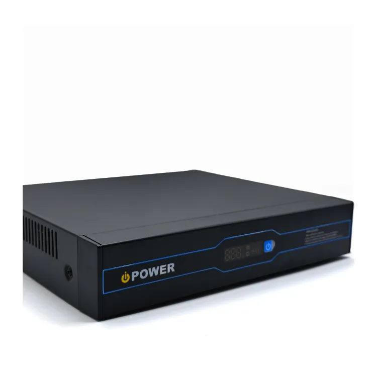 جهاز مزود طاقة غير منقطع ذكي UPOWER IPR120V52 قدرة 120 واط وسعة 24000mAh – بـ 8 قنوات خروج – دعم POE (24V/48V) و DC (12V/48V/52V) UPOWER IPR120V52 Multifunction DC UPS – 120W – 24000mAh – 8 Channels Output – 12V / 48V / 52V DC & 24V / 48V POE