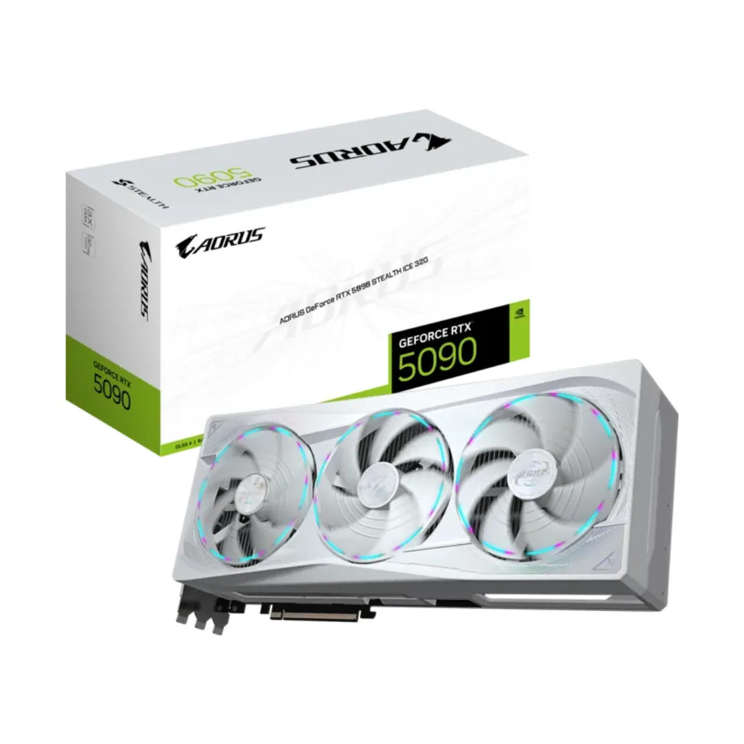 GIGABYTE AORUS GeForce RTX 5090 STEALTH ICE 32G
