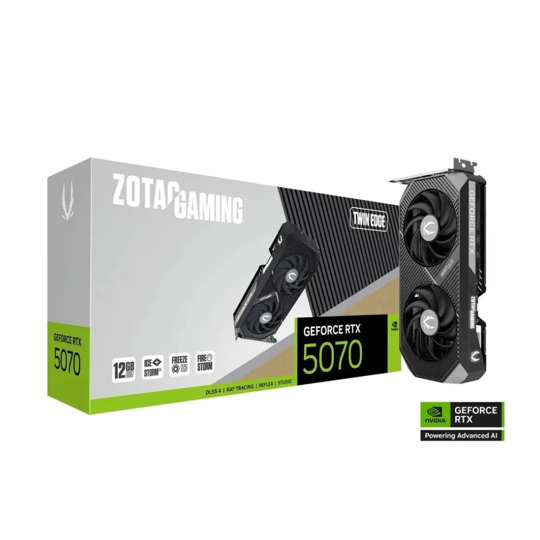 ZOTAC GAMING GeForce RTX 5070 Twin Edge 12GB GDDR7