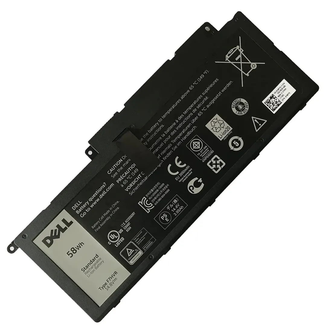 Dell F7HVR 14.8V 58Wh 3900mAh Laptop Battery for Inspiron 15 7537 / 17 7737 / 17 7746