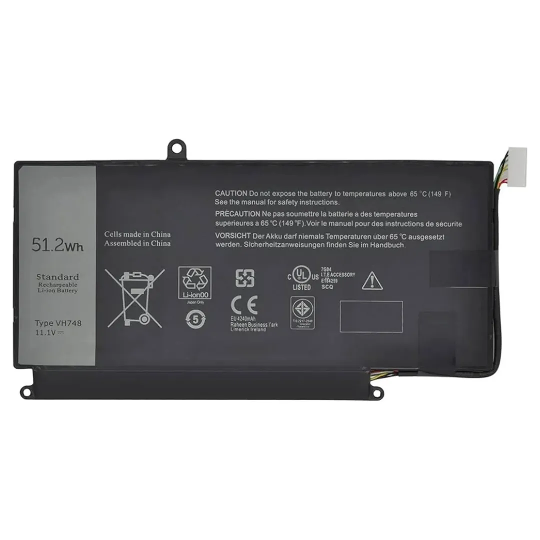 DELL VH748 11.1V 51.2Wh Laptop Battery for Inspiron 14 5439 / Vostro 5460 5470 5480 5560