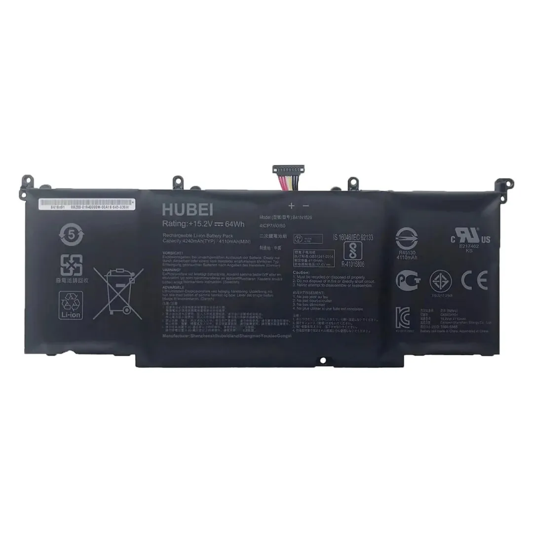 ASUS B41N1526 15.2V 64Wh Laptop Battery for ROG Strix GL502VL / GL502VT Series