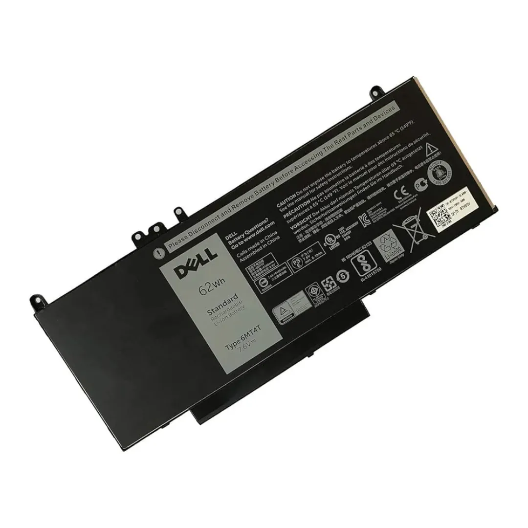 Dell 6MT4T 11.4V 62Wh 4-Cell Replacement Laptop Battery for Latitude E5270 / E5470 / E5570 & Precision 3510