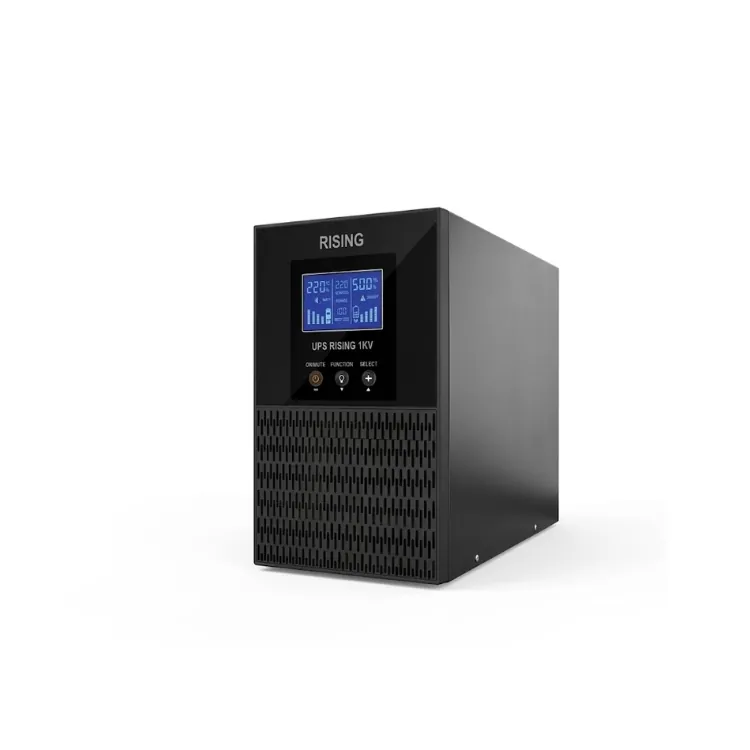 جهاز مزود طاقة غير منقطع كومبو رايزنجCOMBO RISING 1000VA Uninterruptible Power Supply (UPS) – User-Friendly LCD Display – AVR Boost & Buck – Compatible with PS5 & Gaming Systems