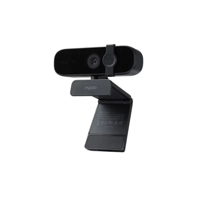 كاميرا ويب رابو C280 بدقة 2K HD للحواسيب – ميكروفون مدمج عازل للضوضاء – غطاء حماية الخصوصيةRapoo C280 2K HD Computer Camera – Built-in Noise-Canceling Microphone – Privacy Cover